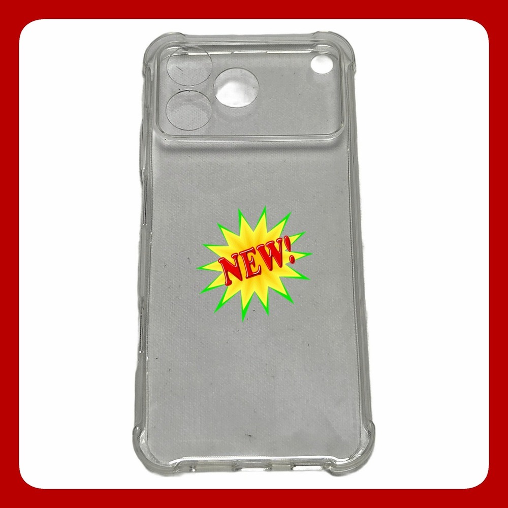 Clear Shockproof TPU Phone Case Compatible i17 Pro Max Slim Fit Cover Protector